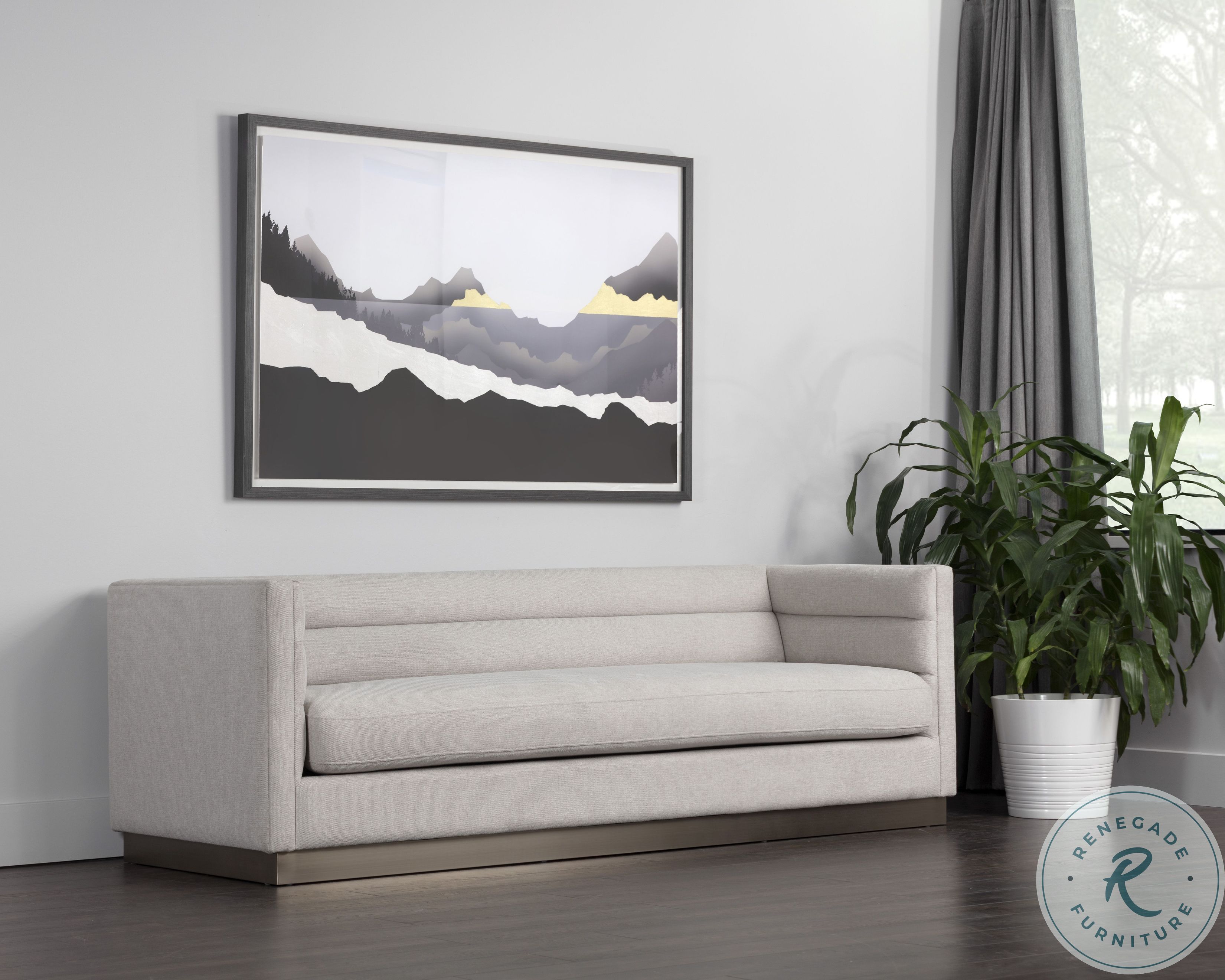 Ikon Talbot Belfast Oatmeal Sofa 108051