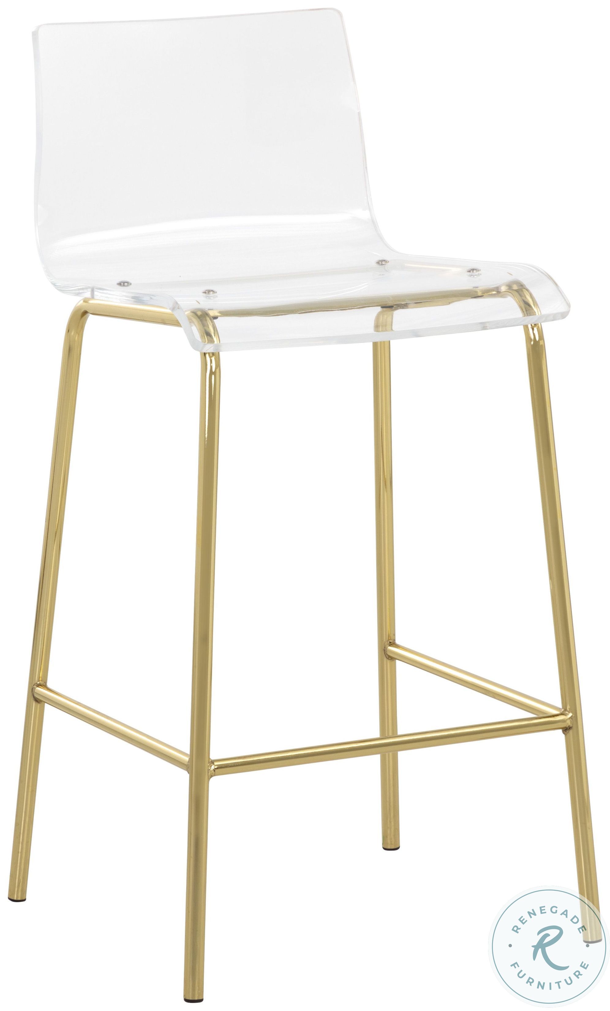 Urban Unity Gold Ria Counter Height Stool 108474