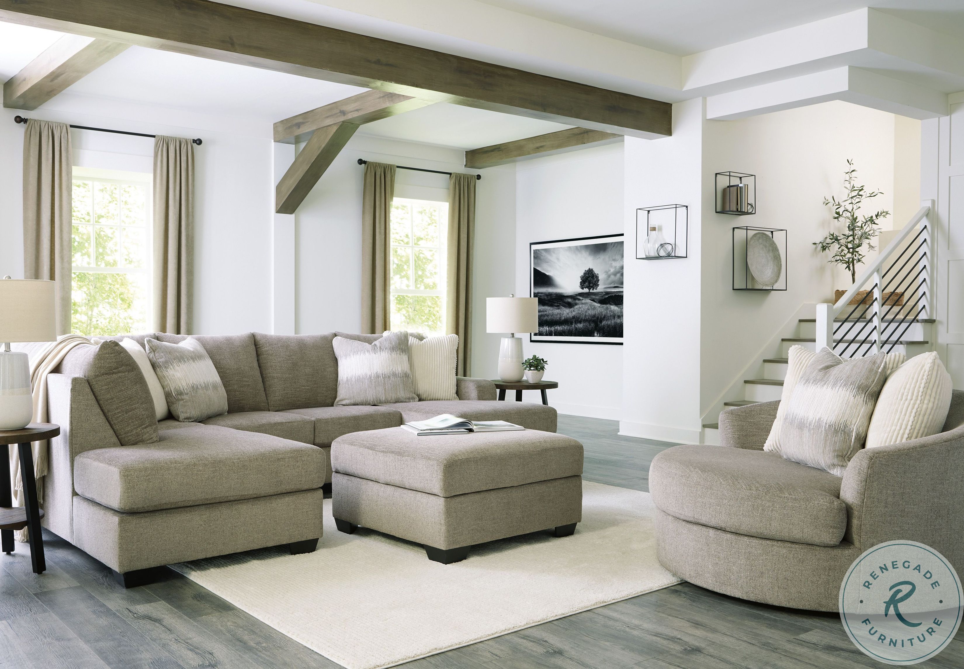 Creswell Stone LAF Sectional 15305031530516