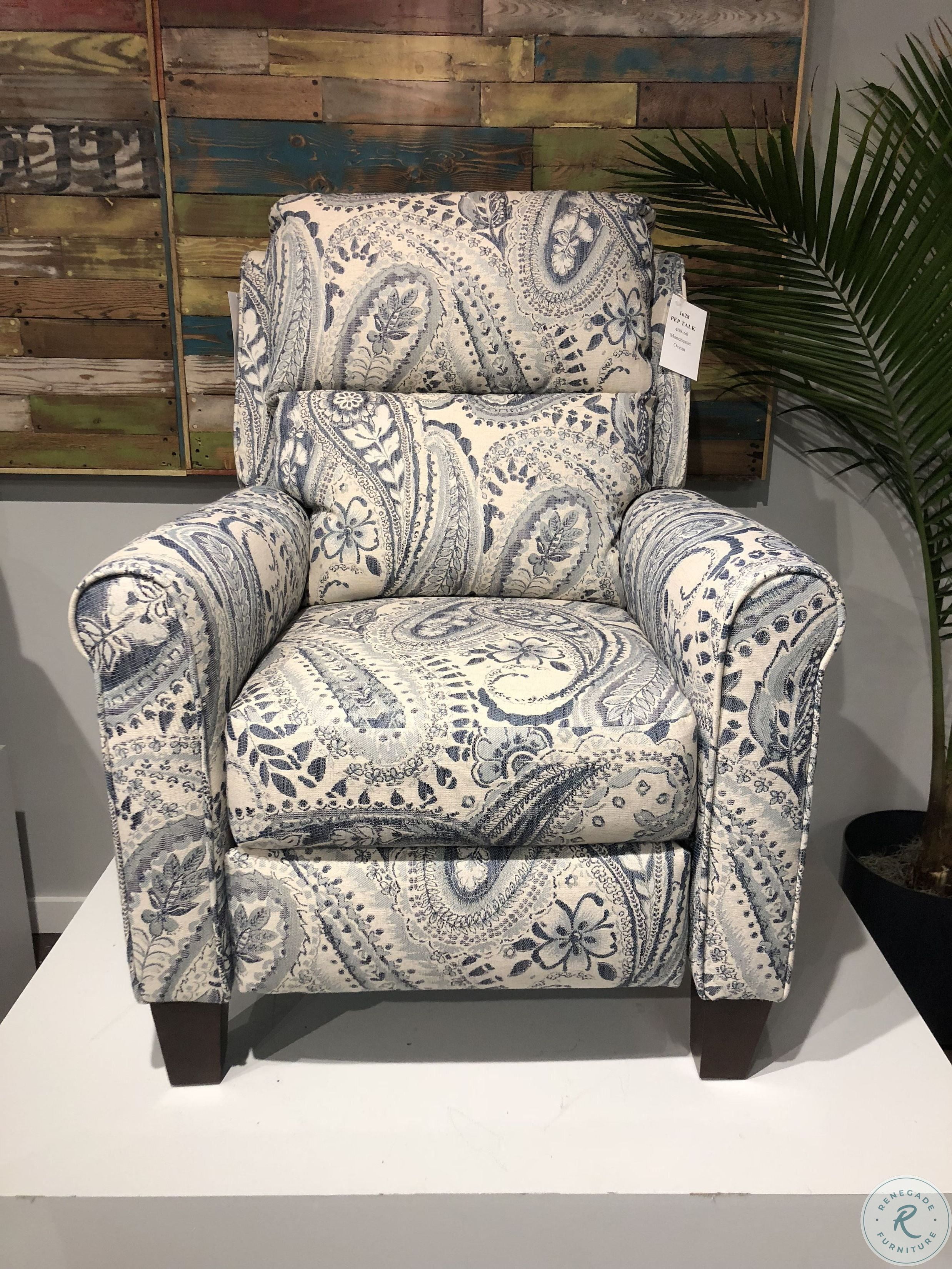 Pep Talk Paisley HiLeg Recliner 162840960