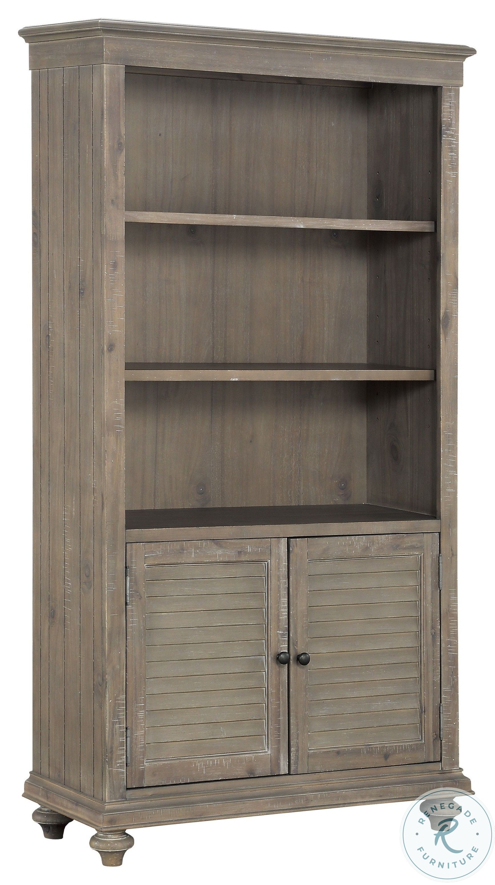 Cardano Driftwood Light Brown Bookcase