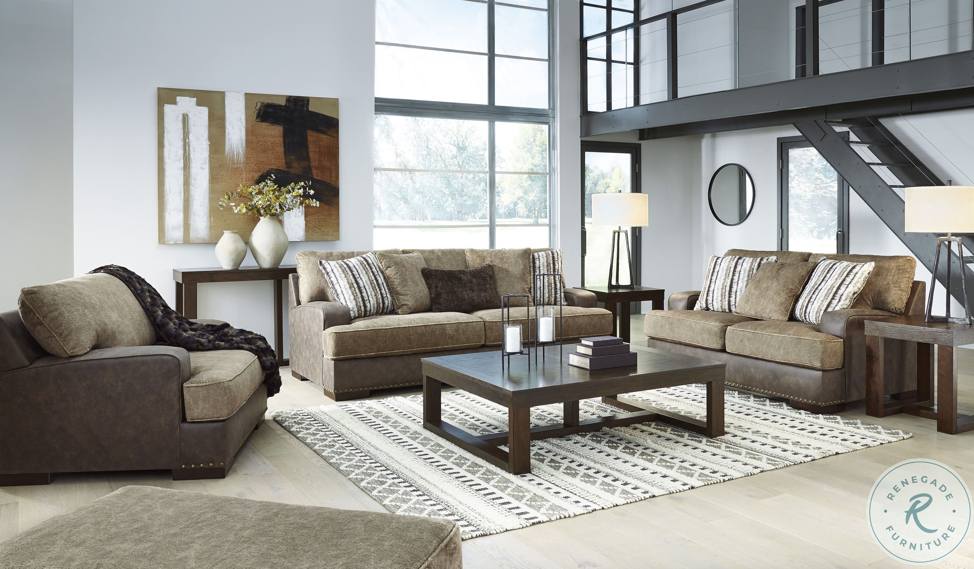 Alesbury Chocolate Chair And A Half 1870423