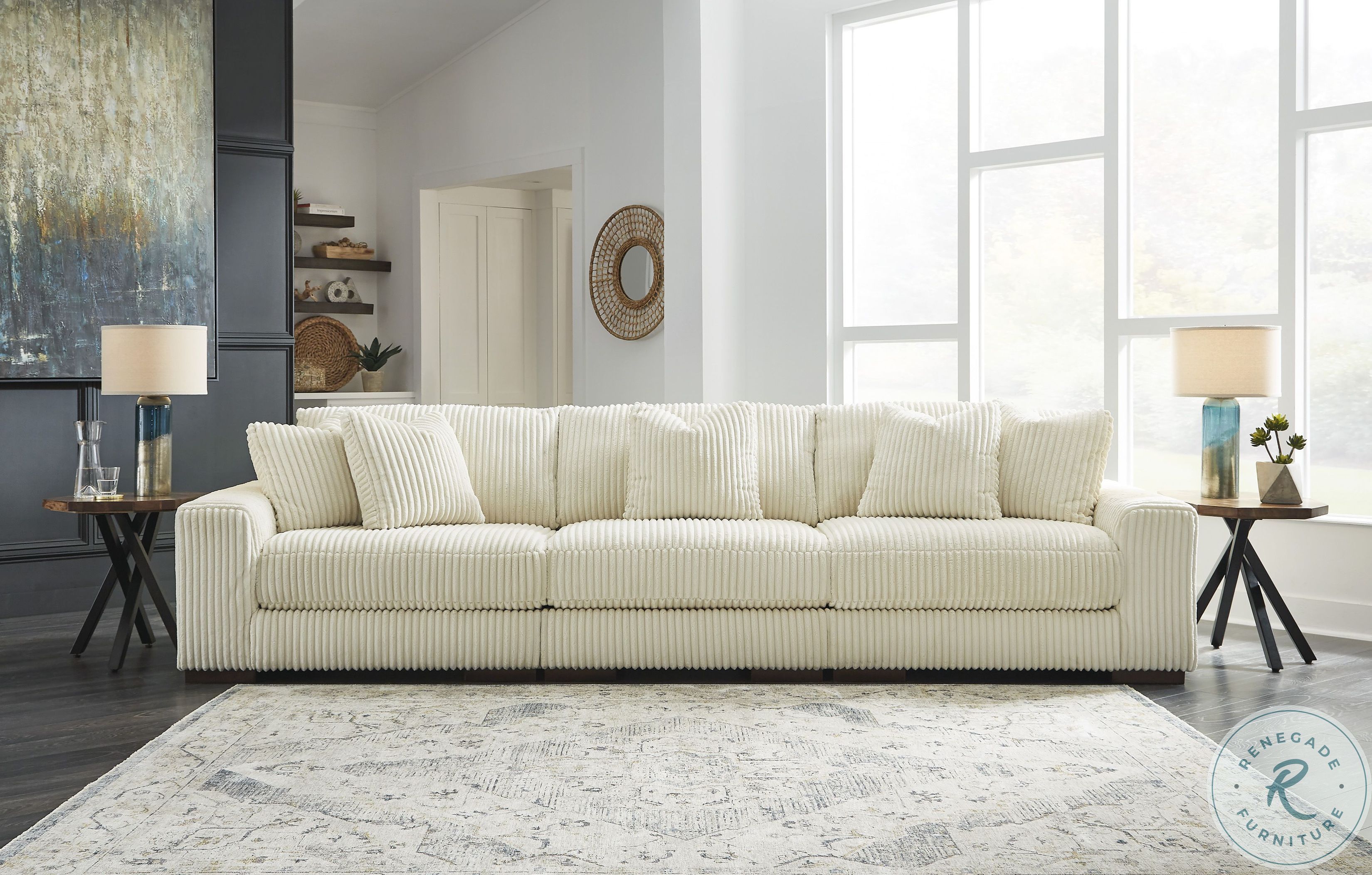 Lindyn Ivory Modular Sofa From Ashley Furniture Home Gallery Stores