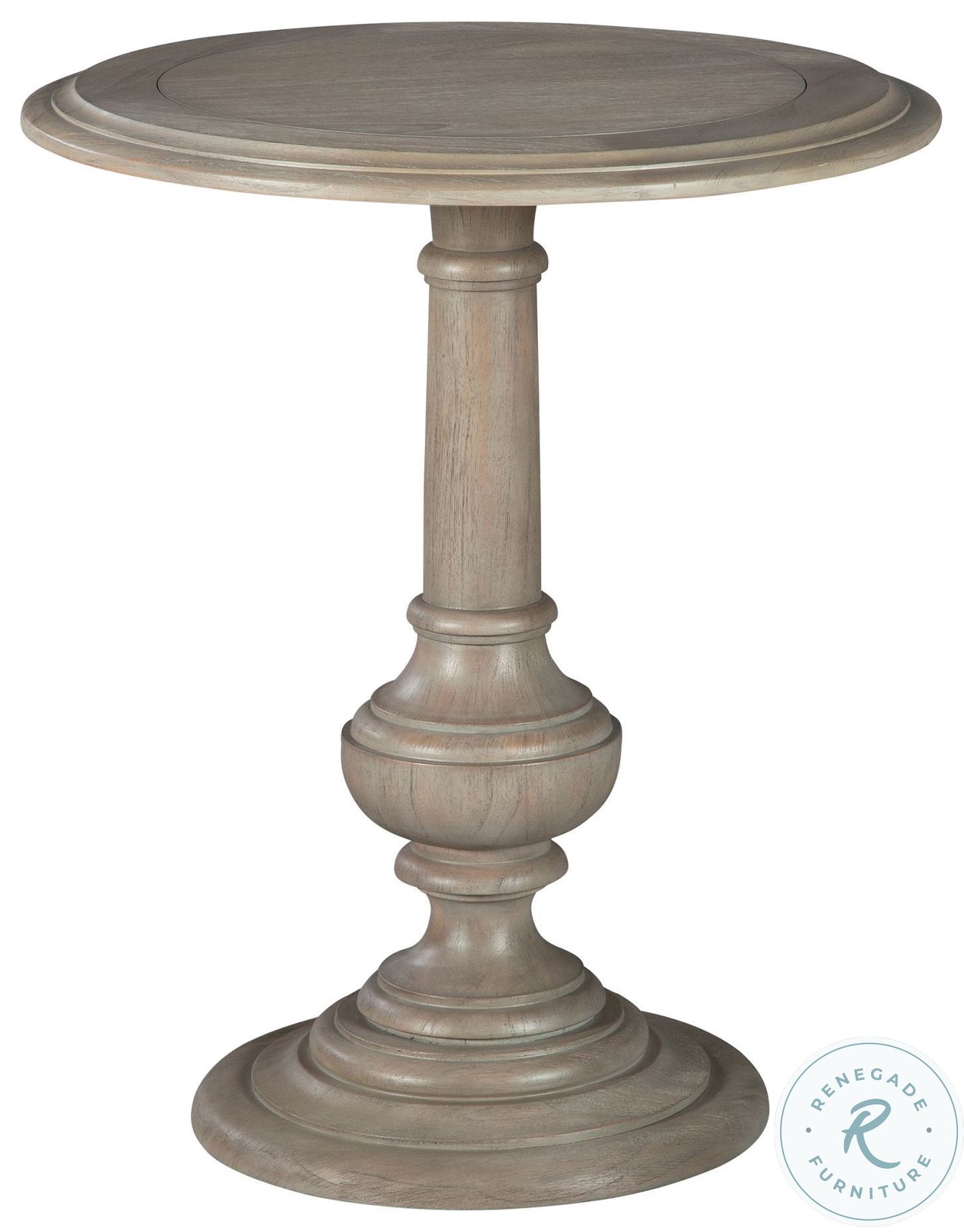 Wellington Hall Driftwood Chairside Table 25202
