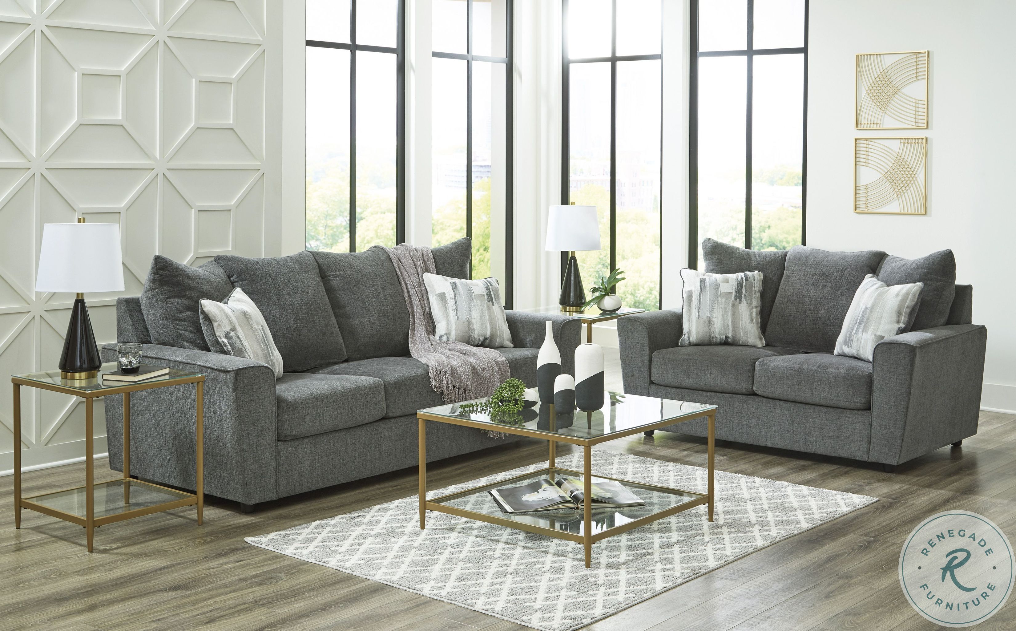 Stairatt Gravel Living Room Set from Ashley Furniture Home Gallery Stores