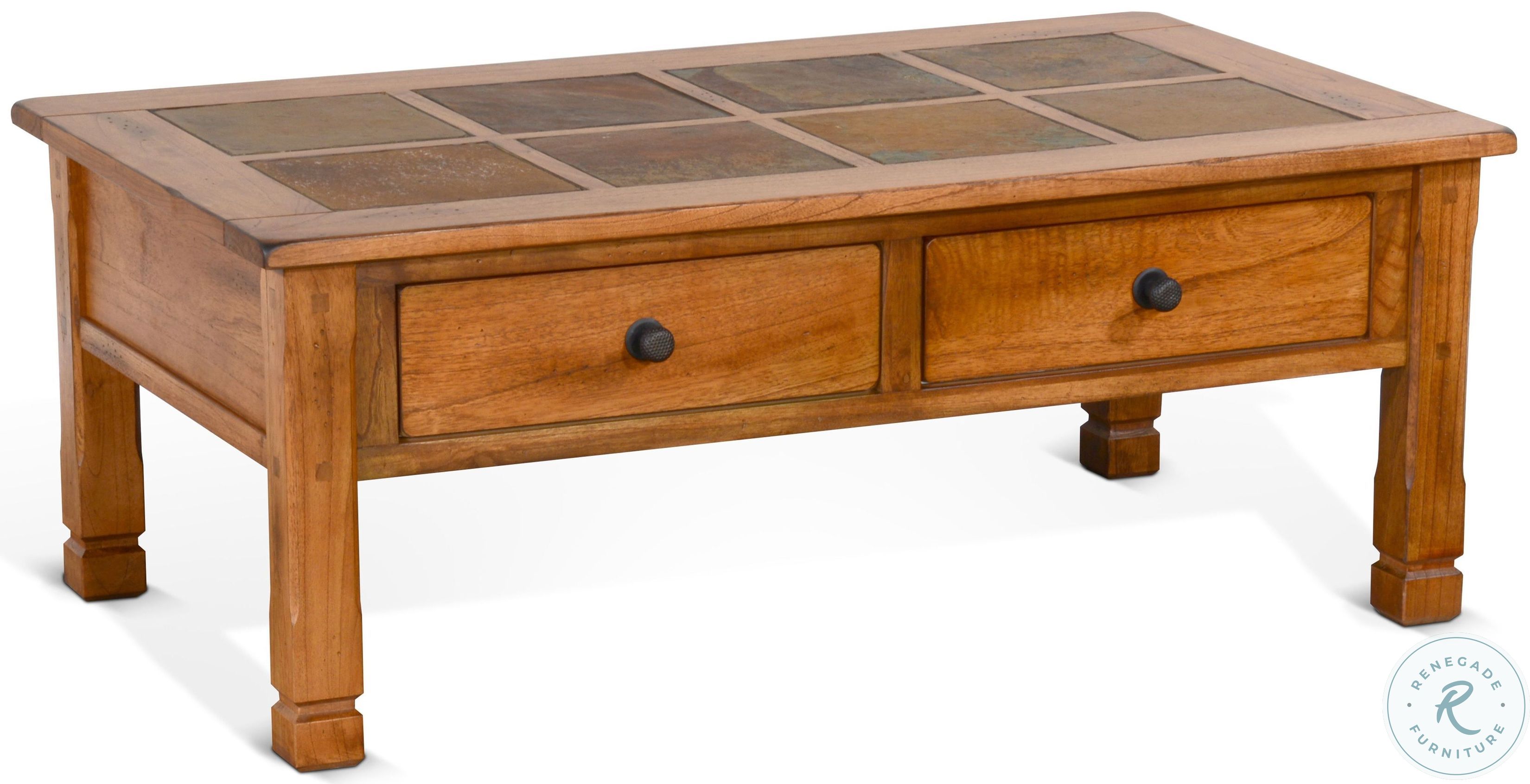 Sedona Rustic Oak Occasional Table Set