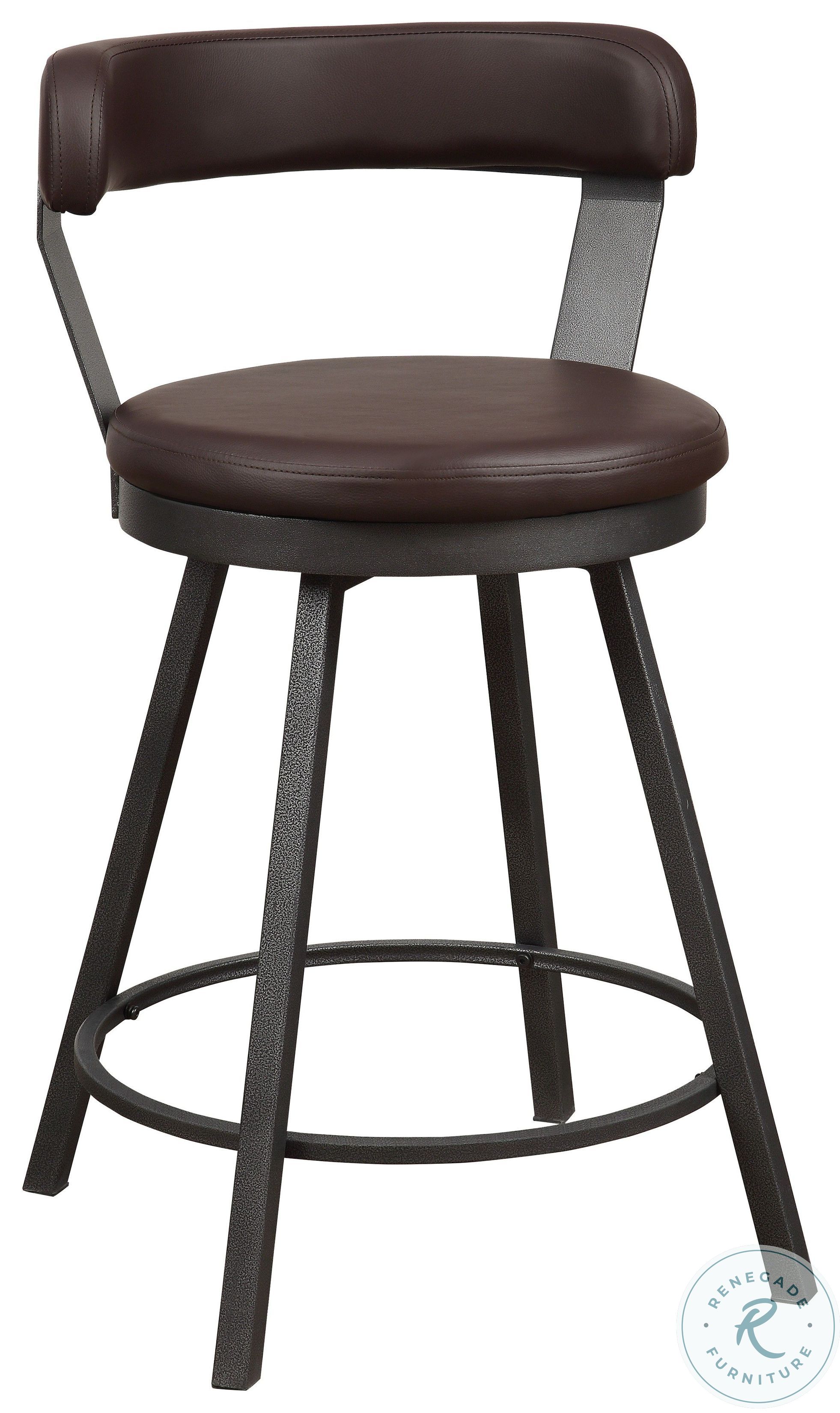 Appert Brown Counter Height Chair Set of 2