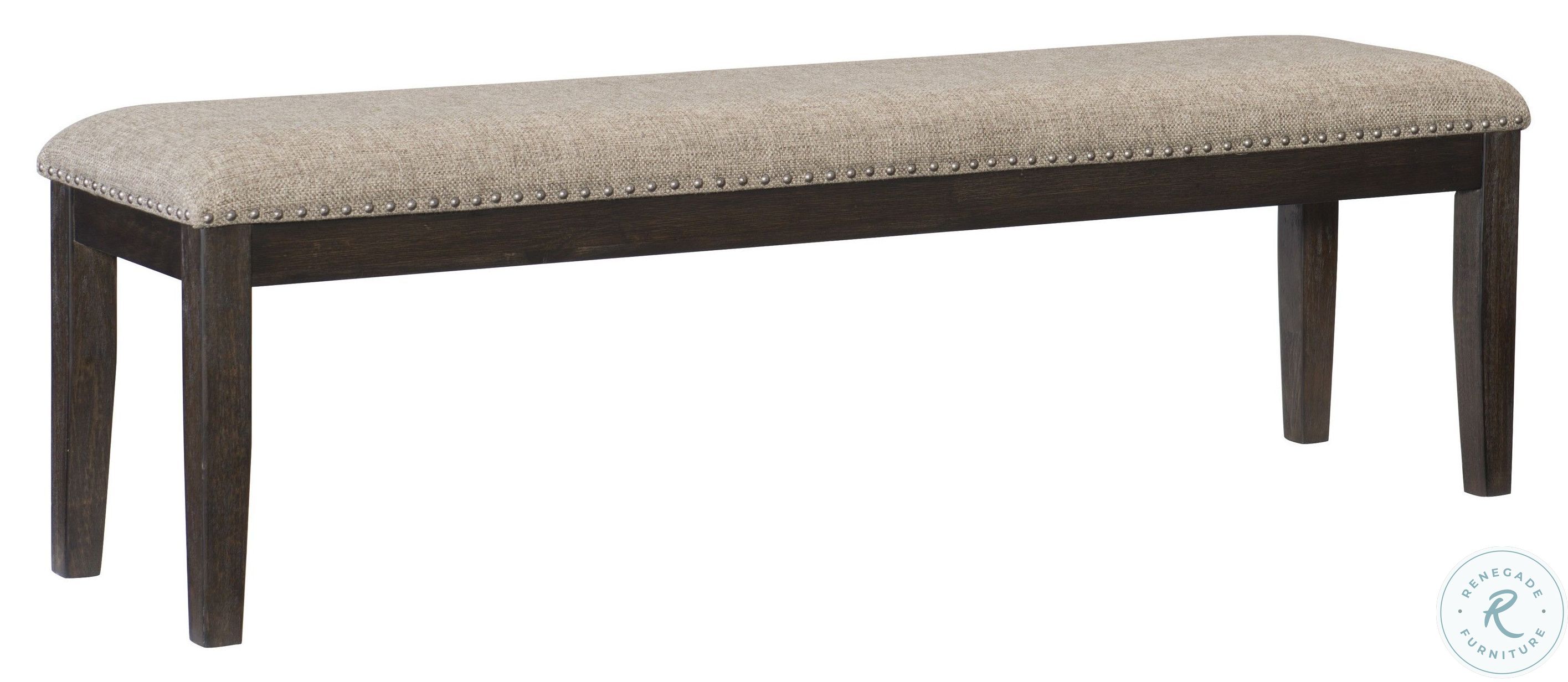 Southlake Wire Brushed Rustic Brown Bench