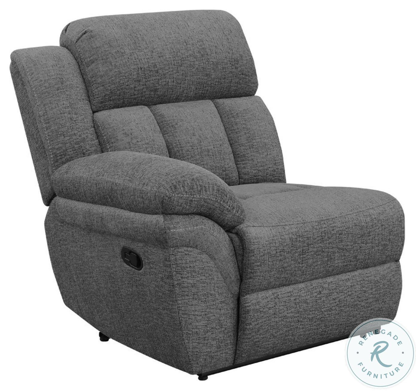 Bahrain Charcoal Reclining Sofa From Coaster Home Gallery Stores