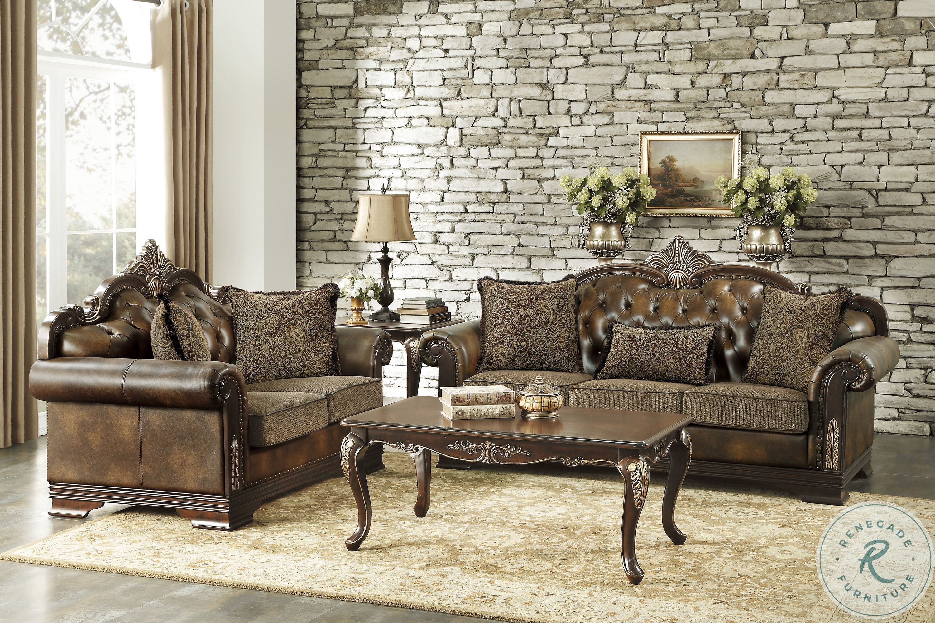 Croydon Brown Living Room Set 98153