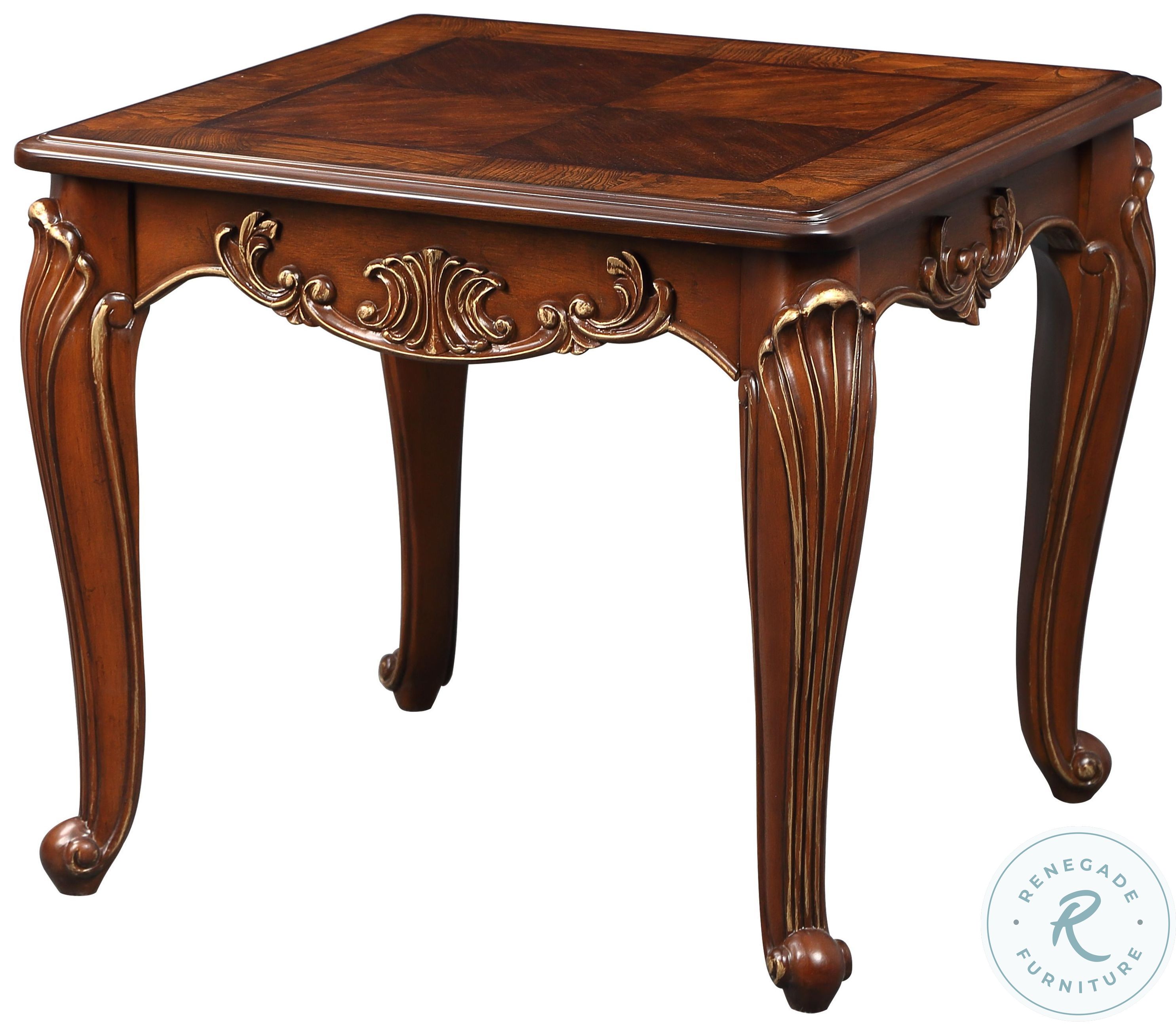 Montecito Cherry Wood End Table From New Classic | Coleman Furniture