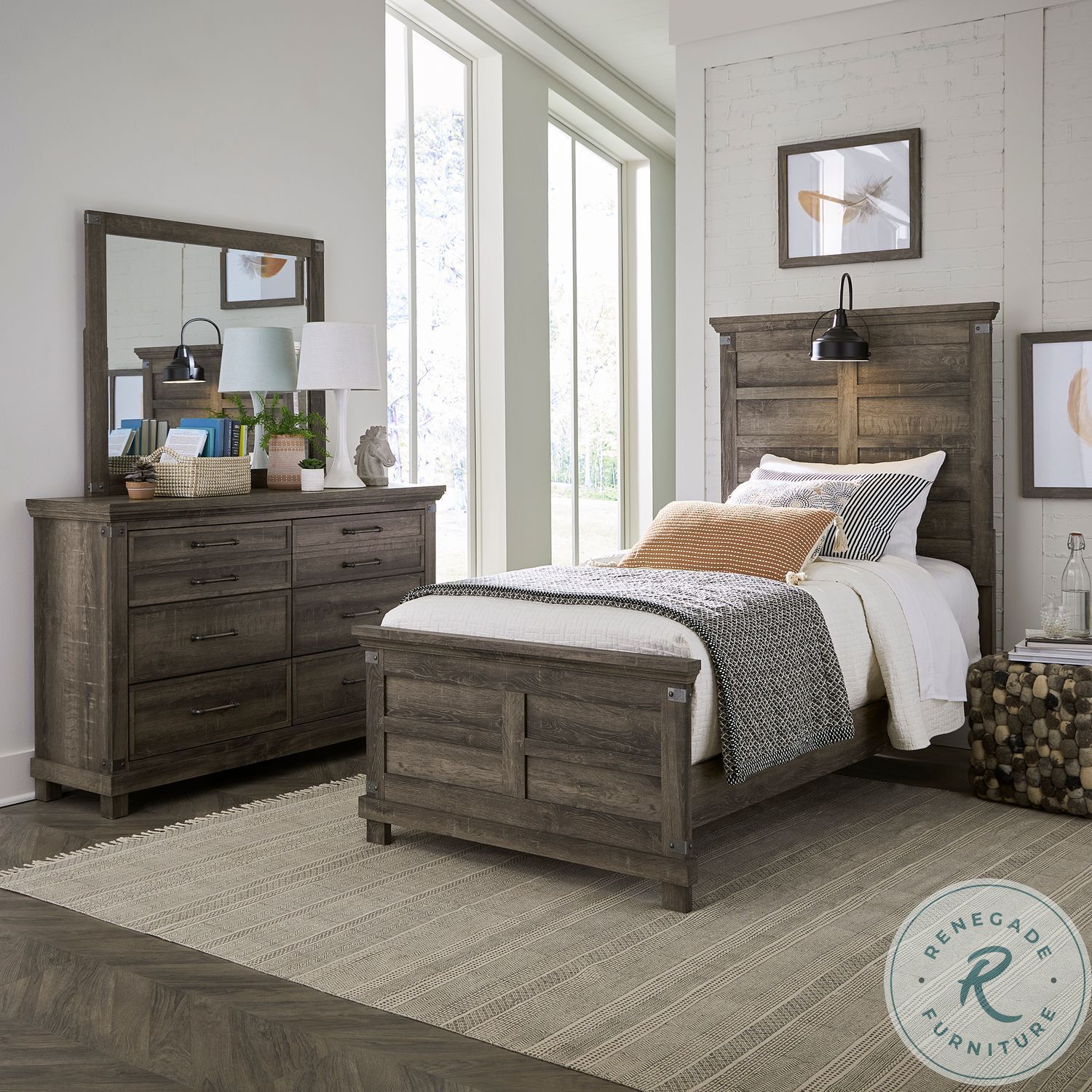 Lakeside Haven Brownstone 6 Drawer Dresser From Liberty Home Gallery