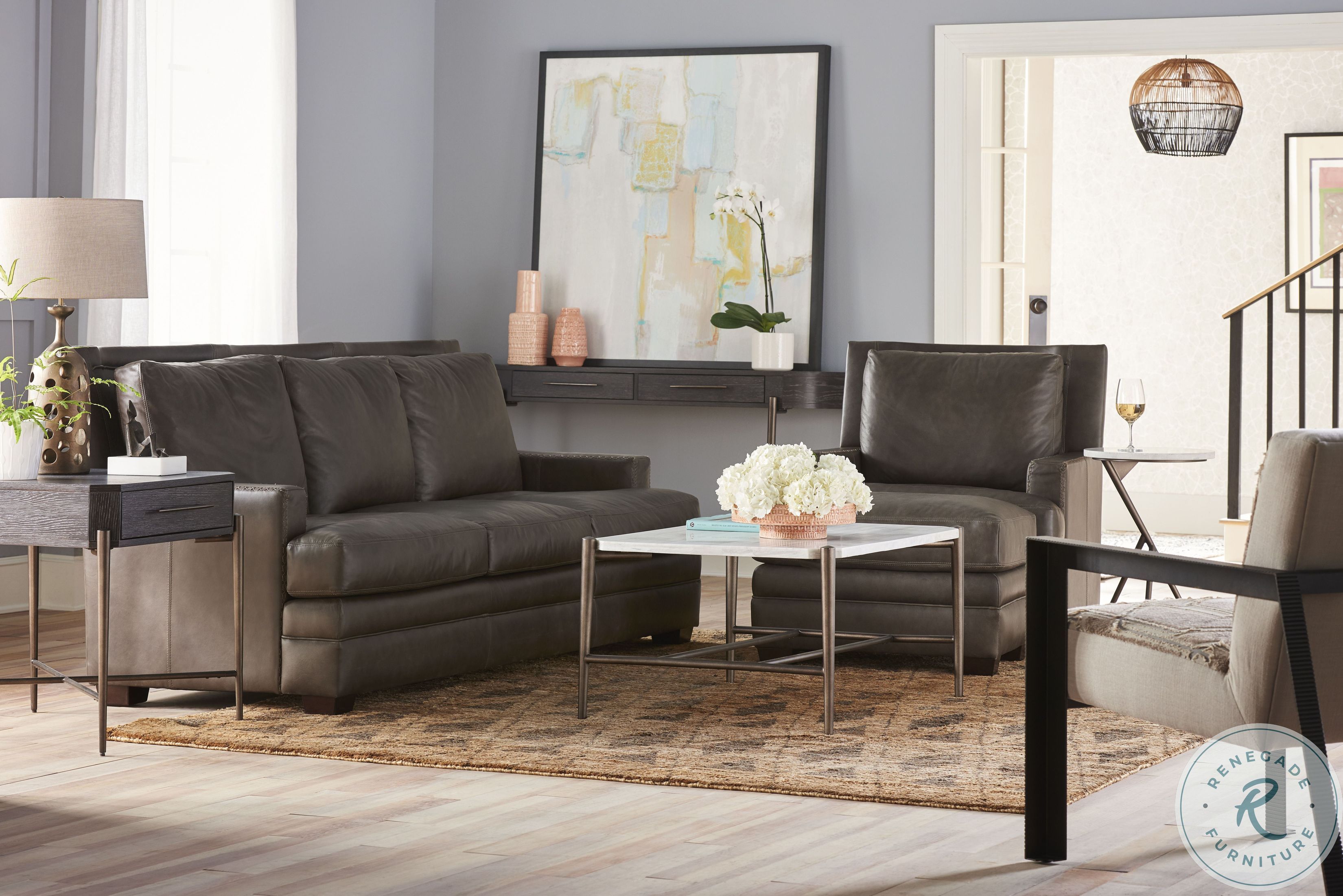 Curated Oslo Onyx Console Table 915A803