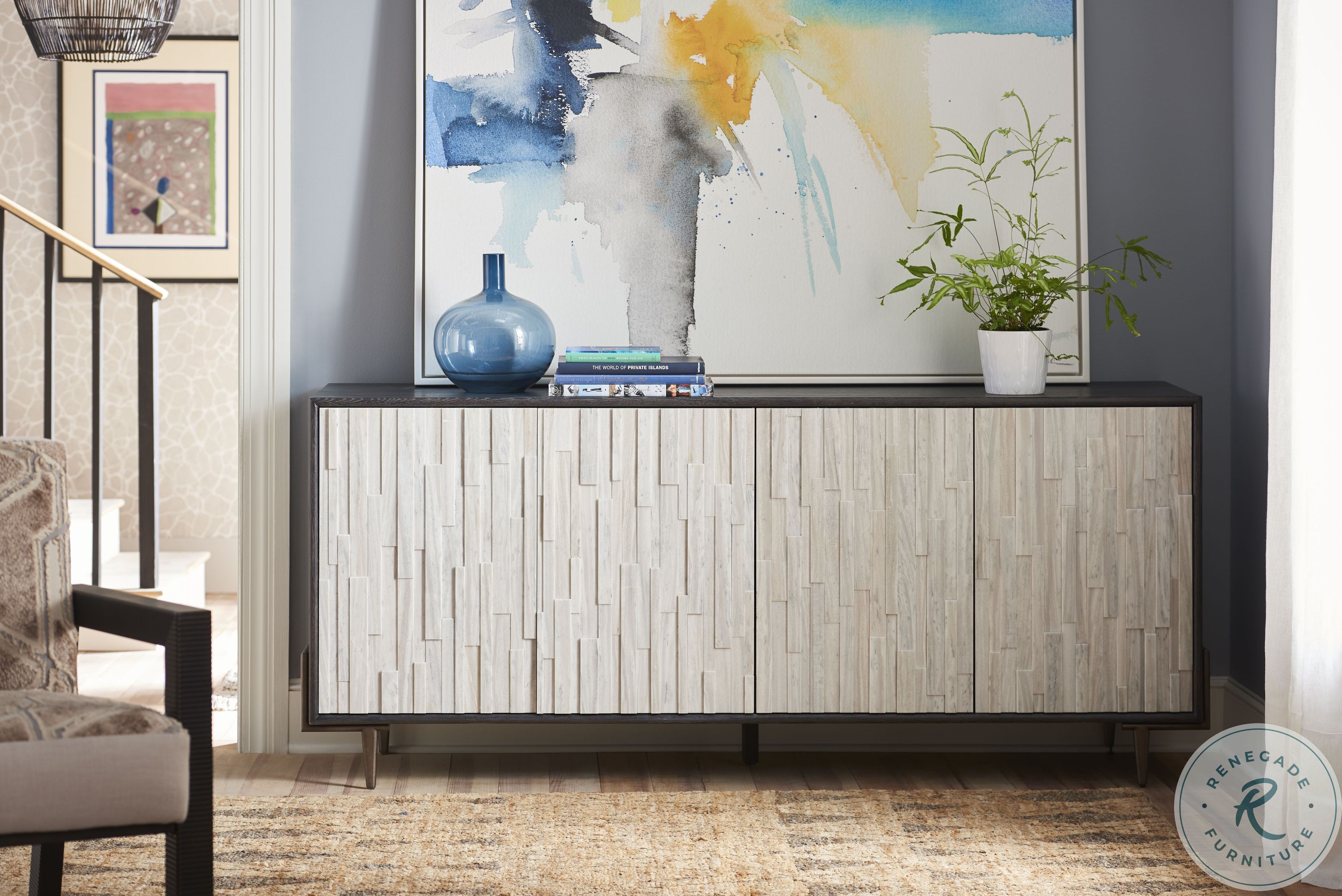 Curated Oslo Onyx Entertainment Console 915A964