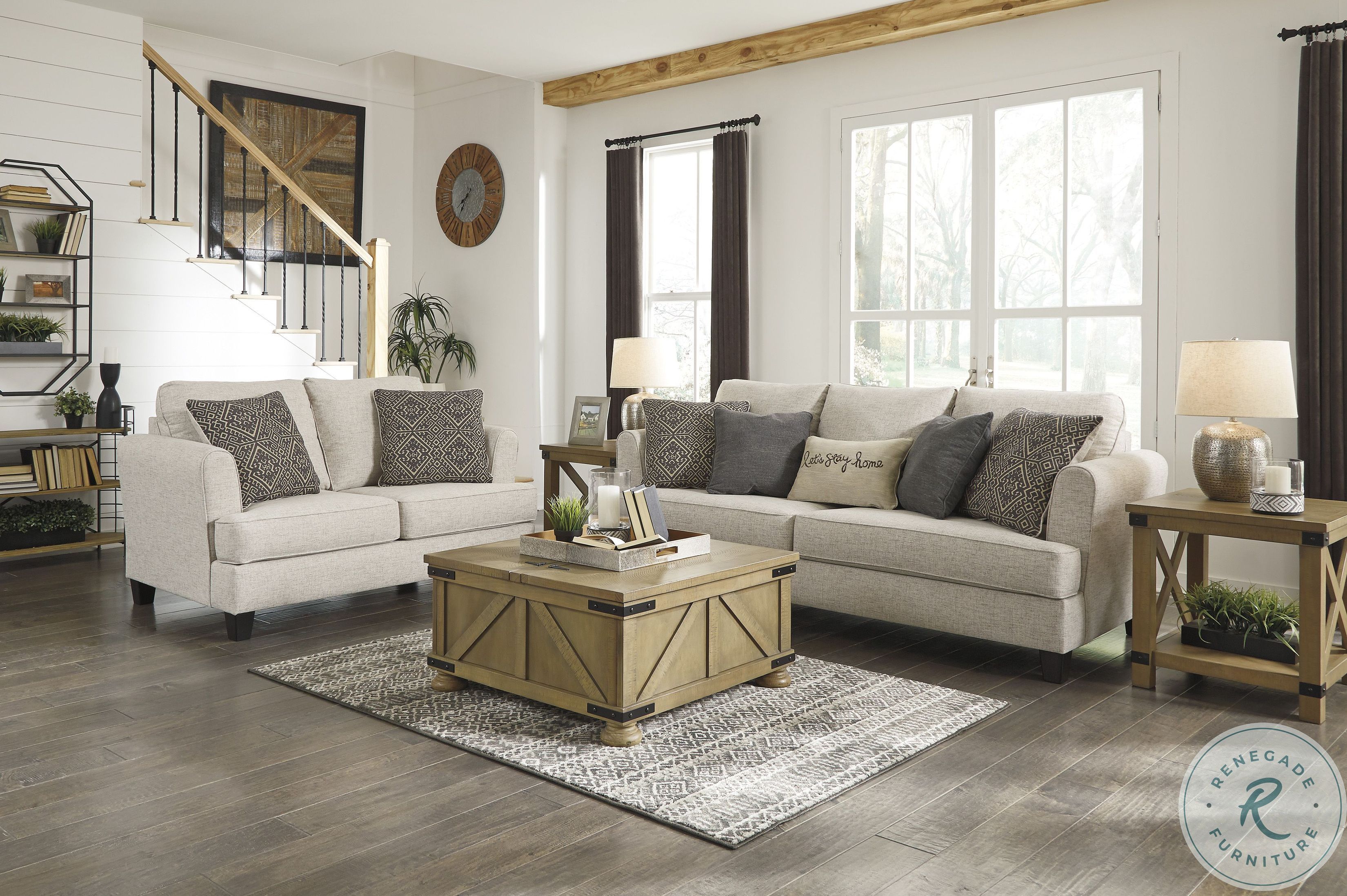 Aldwin Gray Storage Occasional Table Set T45720