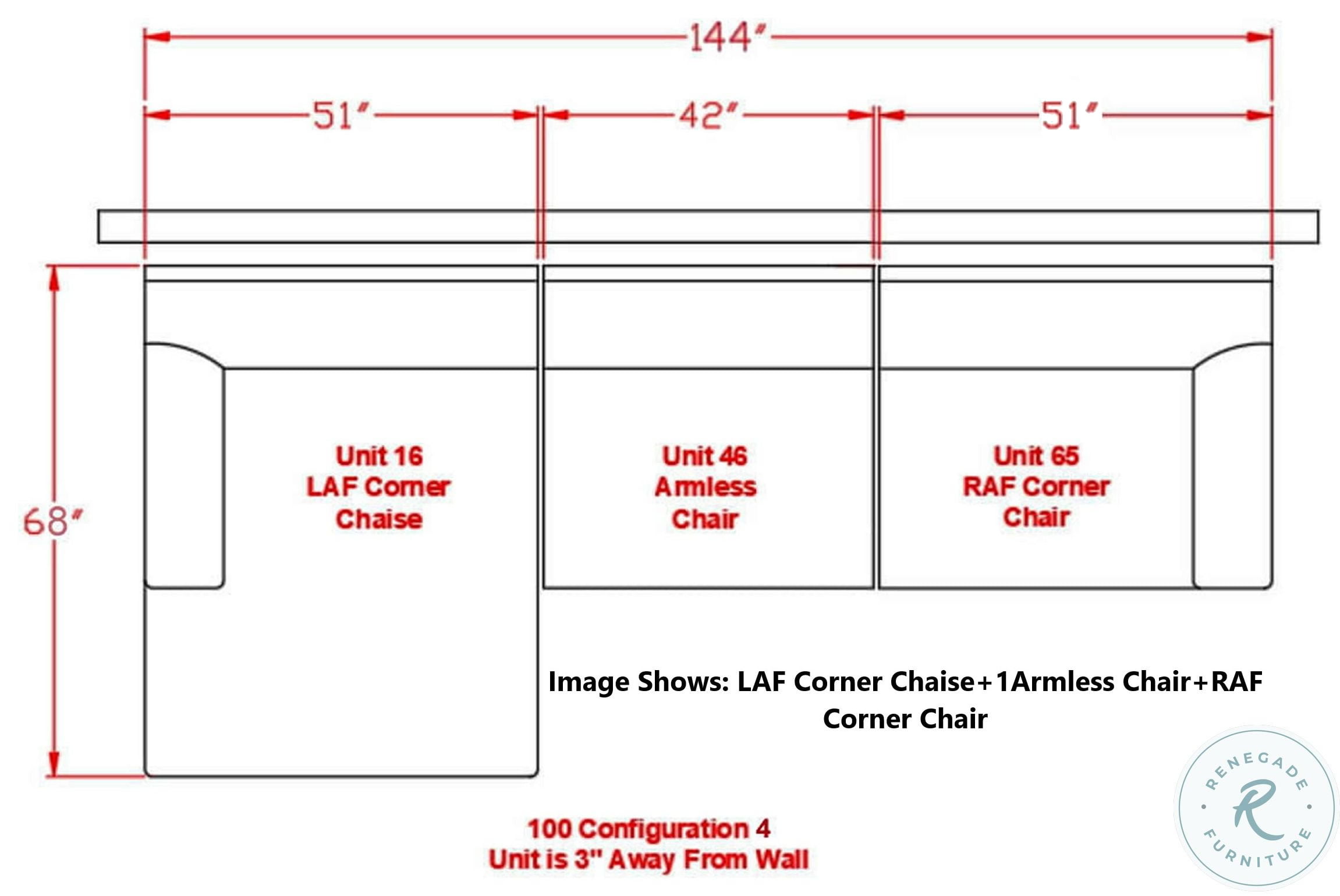 elyza linen laf corner chaise sectional