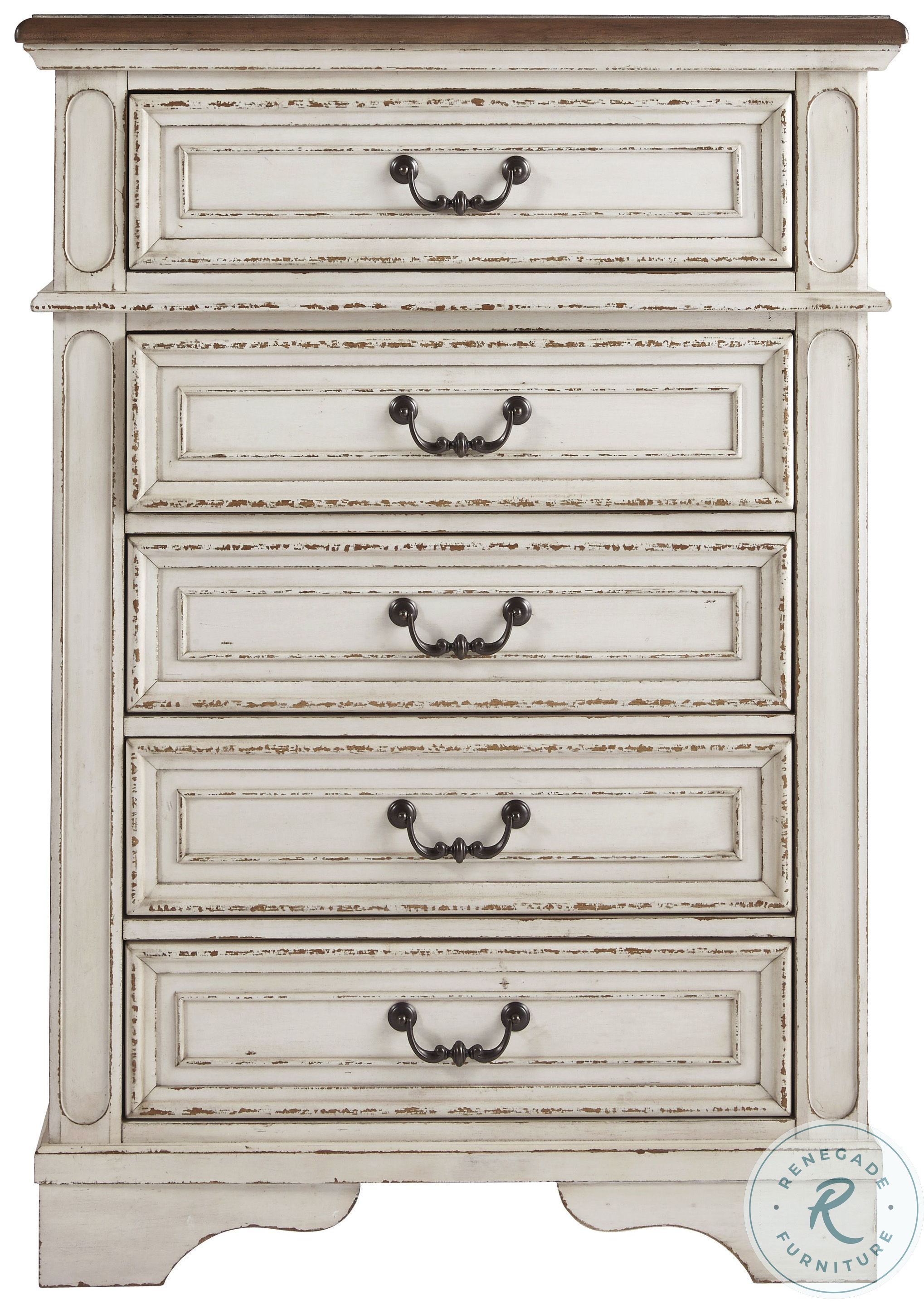 Realyn Chipped Two Tone Upholstered Panel Bedroom Set With Bench