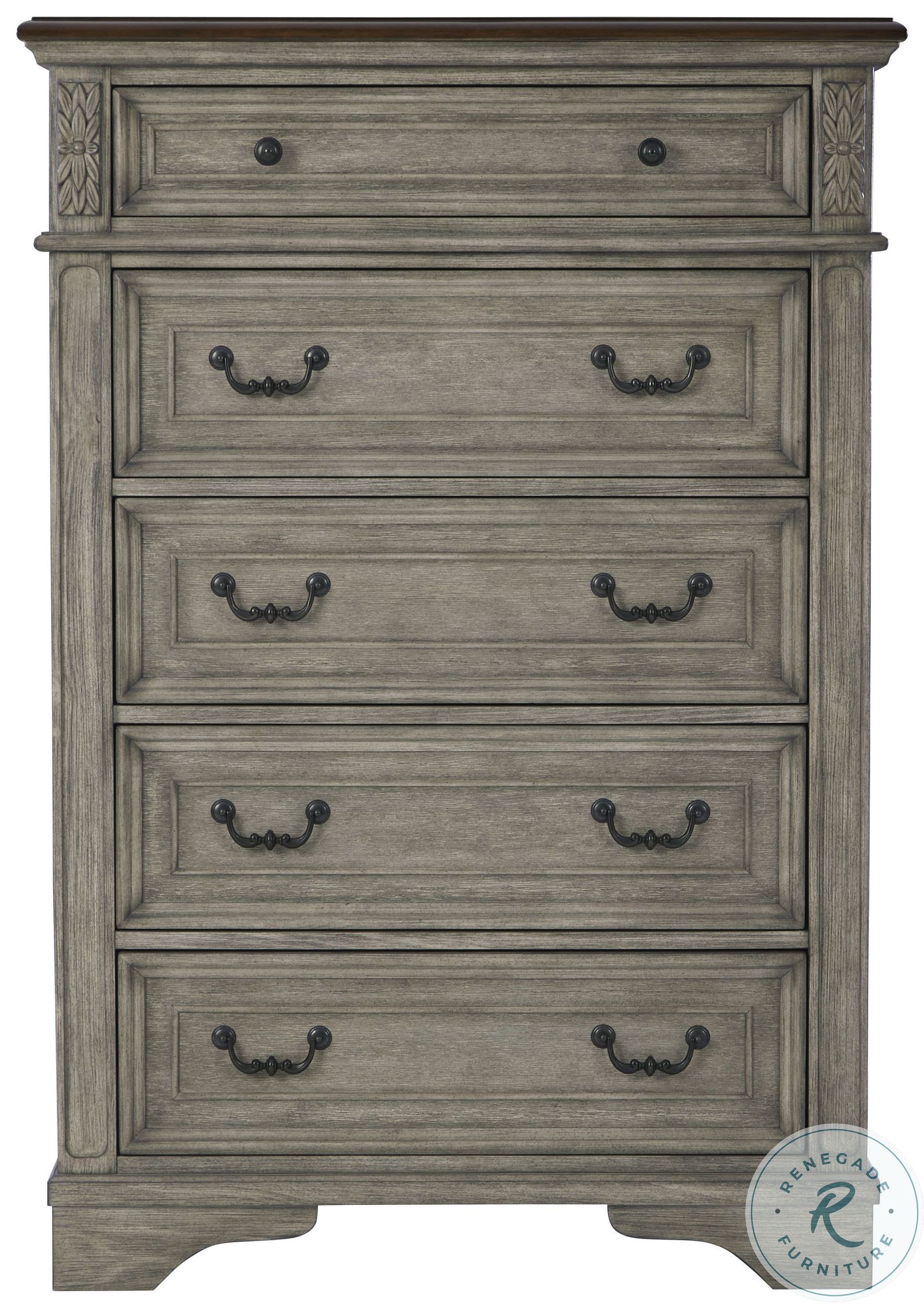 Lodenbay Antique Gray Panel Bedroom Set B751