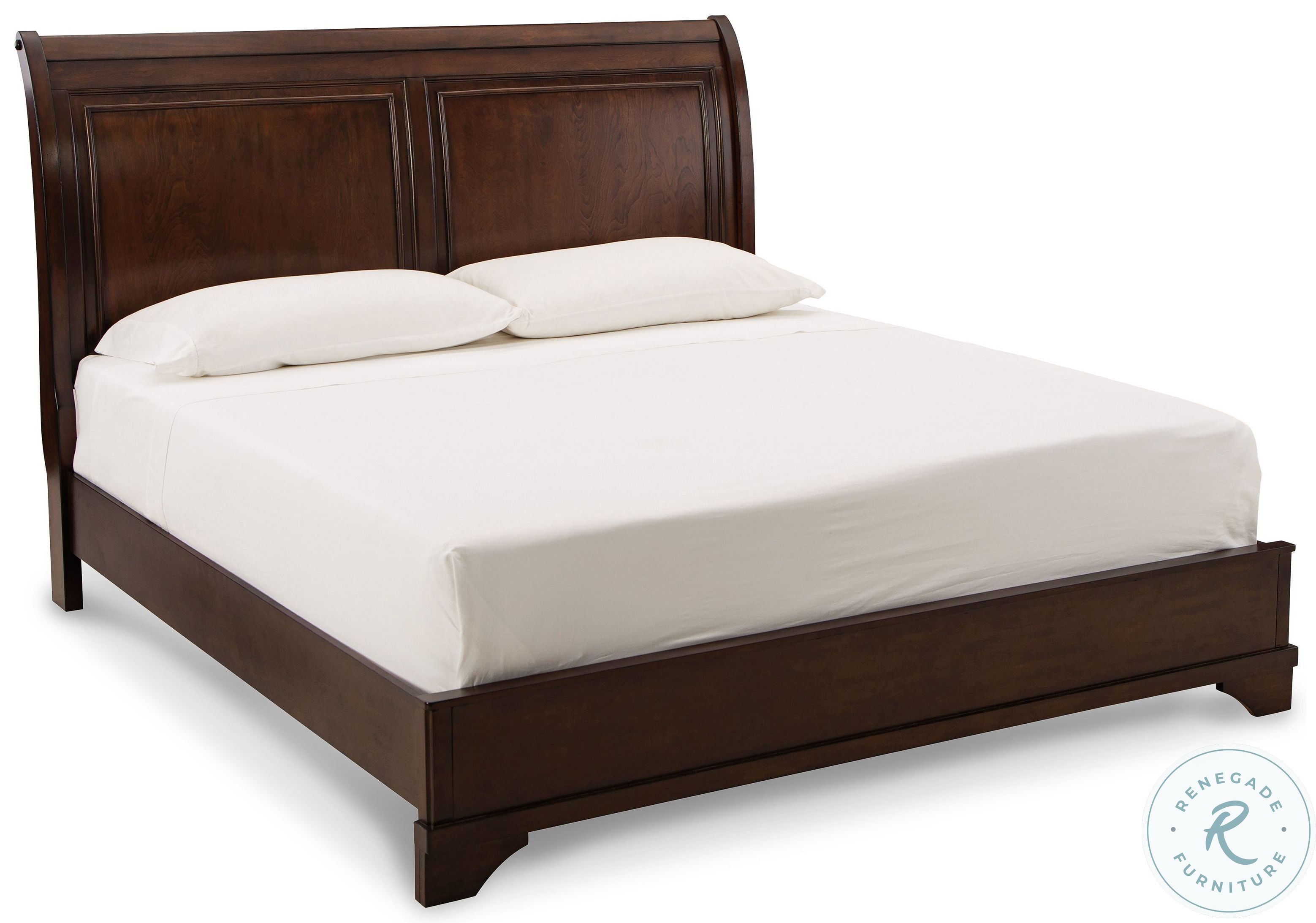 Brookbauer Rustic Brown Queen Sleigh Bed From Ashley Furniture Home