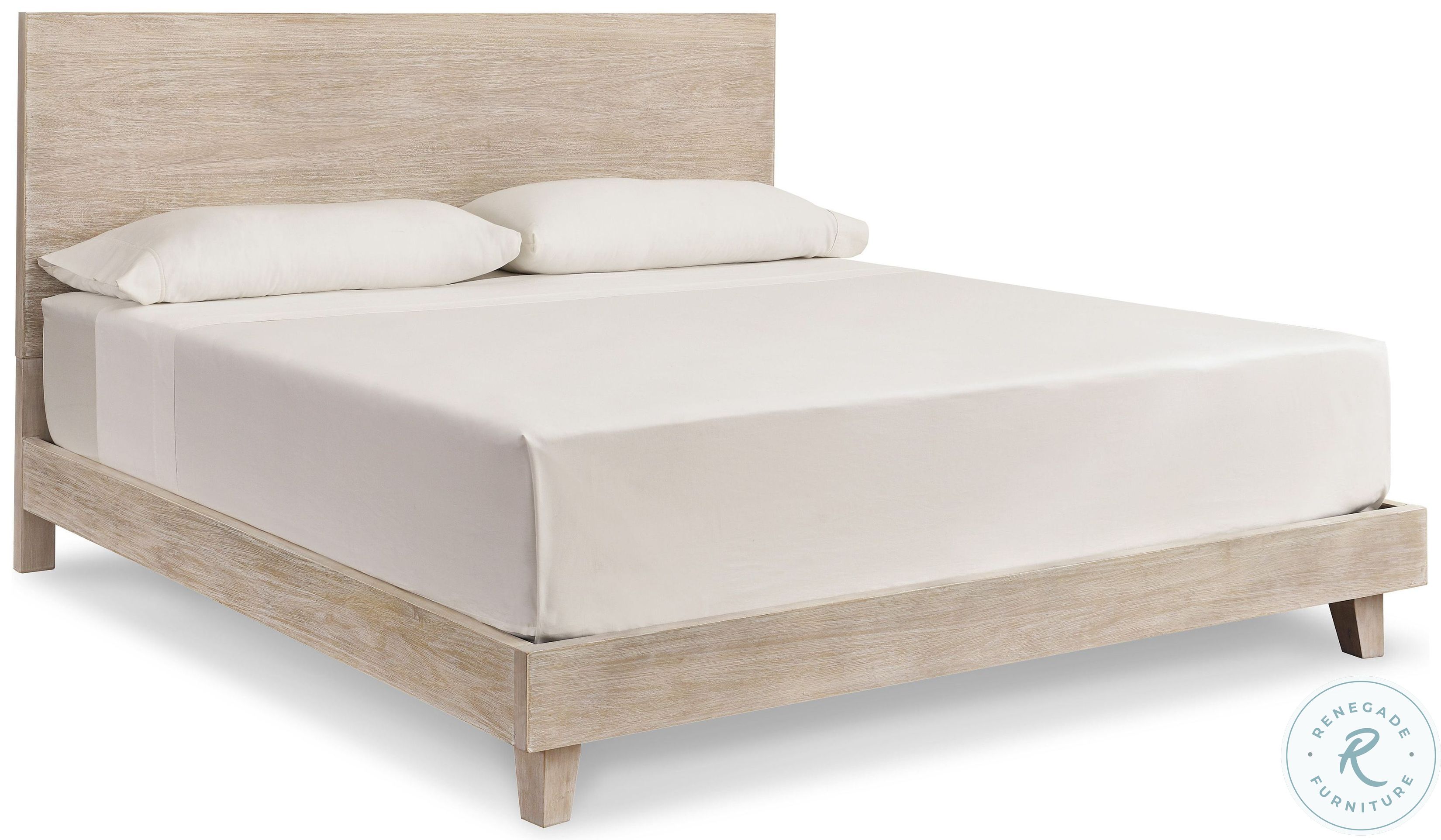 Michelia Bisque Queen Panel Bed From Ashley Furniture Home Gallery Stores