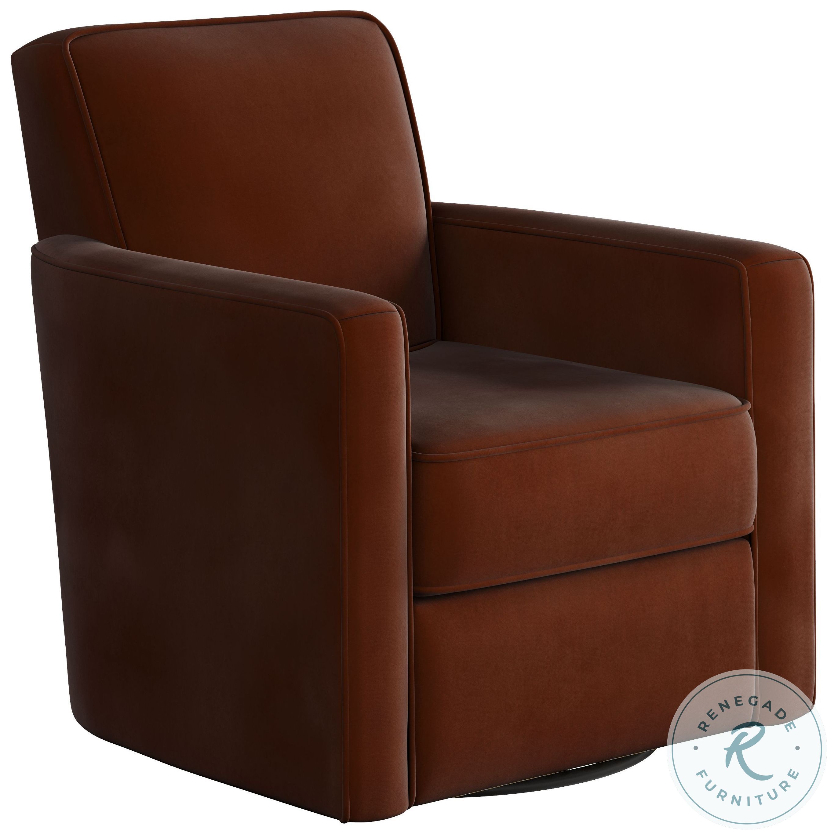 Bella Burnt Orange Tall Back Swivel Glider Chair From Southern Home
