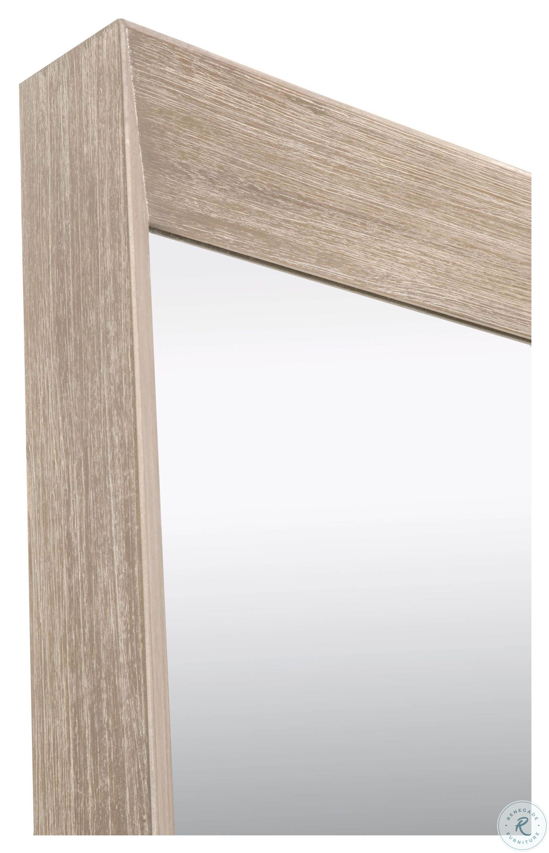 Traditions Natural Gray Bevel Mirror 6112.NG
