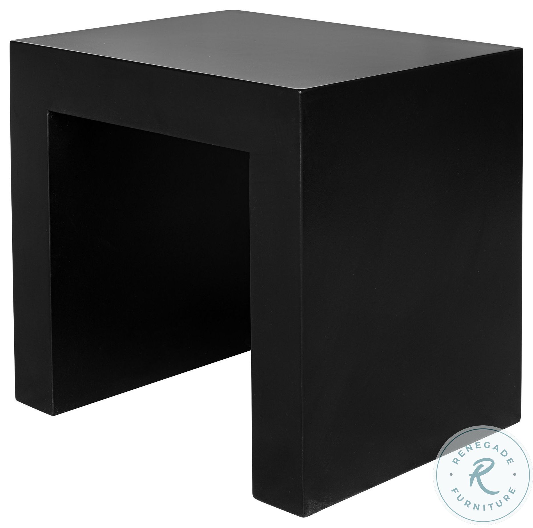 Lazarus Black Outdoor Stool From Moes Home Coleman Furniture