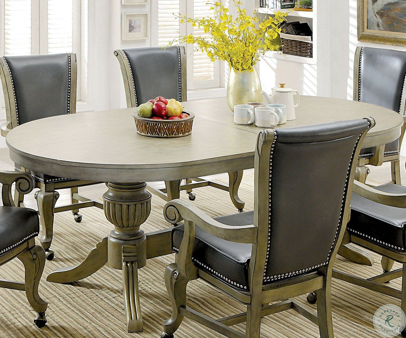 Melina Gray Game Table CMGM367GYTTABLE