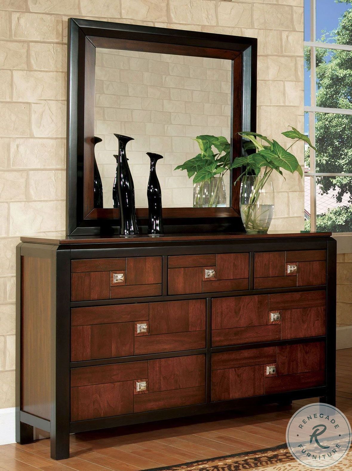 Patra Acacia And Walnut Dresser From Furniture of America Home