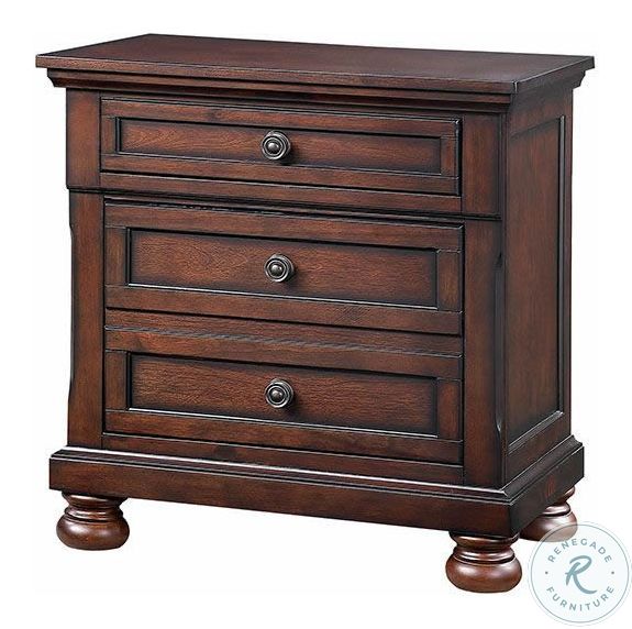 Wells Dark Cherry Nightstand CM7548CHN