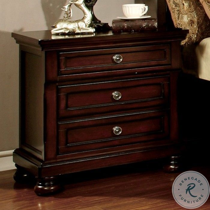 Northville Dark Cherry Nightstand CM7682N