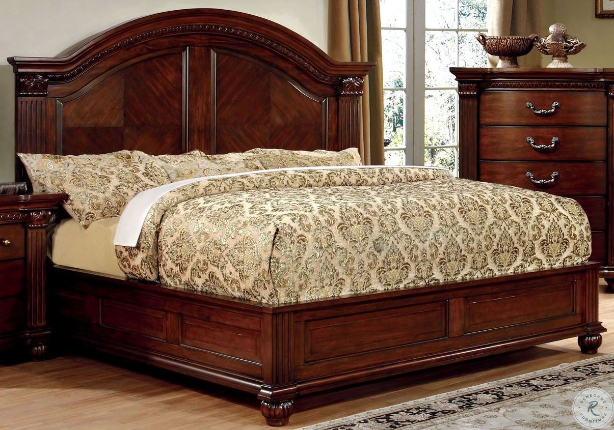 Grandom Cherry Queen Panel Bed CM7736QBED