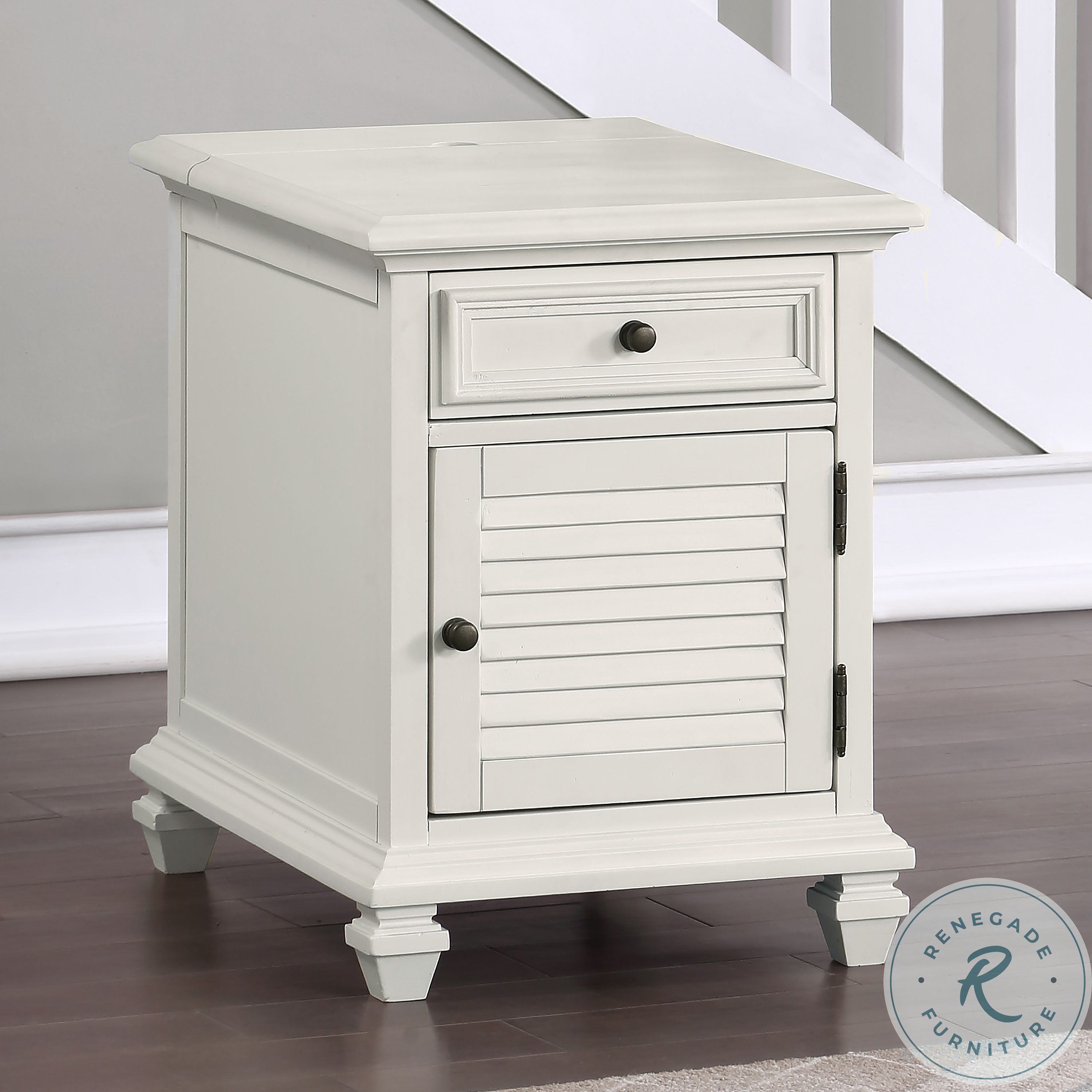 Charlestown Soft White Lift Top Occasional Table Set CT100C