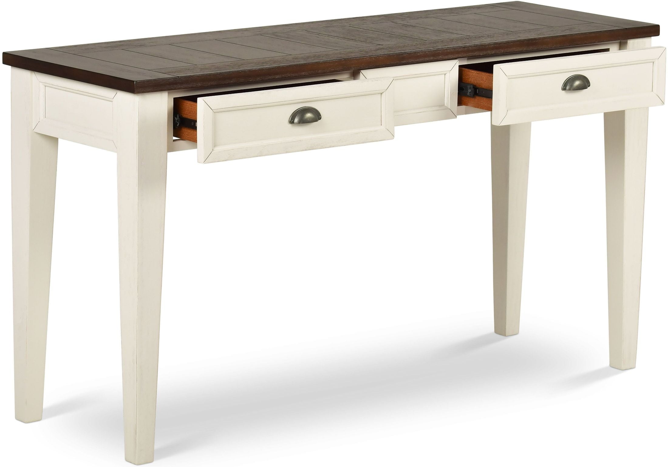Cayla Dark Oak and White Sofa Table CY100SKW