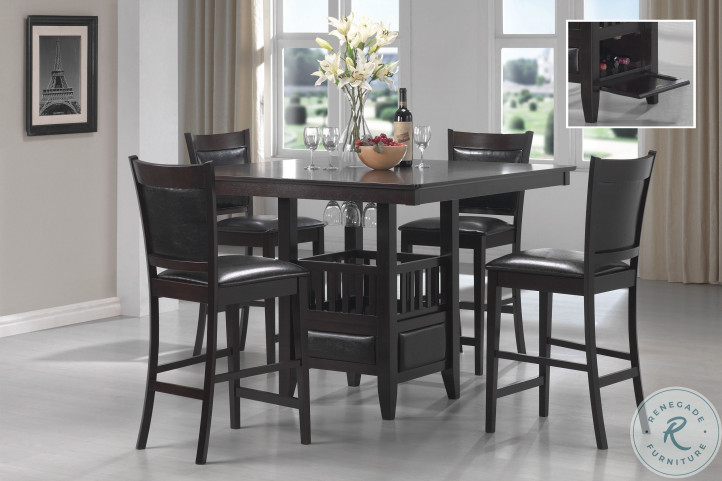 Coaster furniture gabriel counter store height dining table