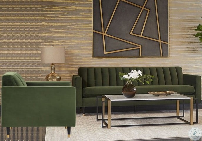 Moss green couch living room top