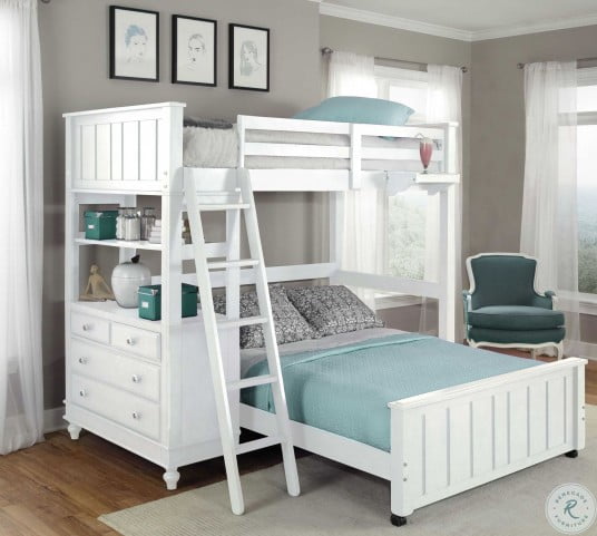 Lake house loft bed full deals