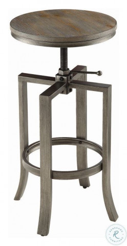 Leavitt adjustable height swivel bar stool top