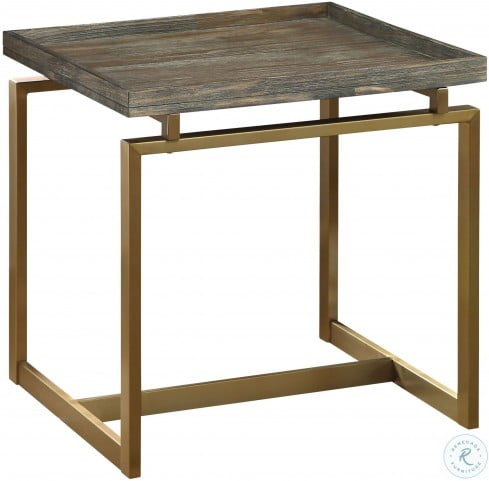 Biscayne Weathered End Table | HomeGalleryStores.com | 13639