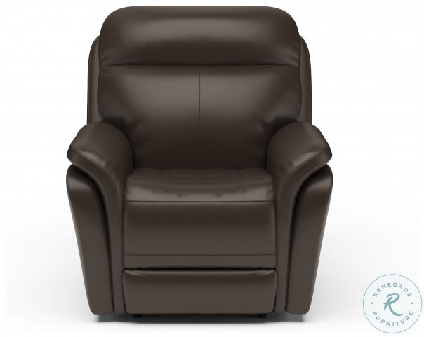 Zoey Brown Glider Power Reclining Chair With Power Headrest