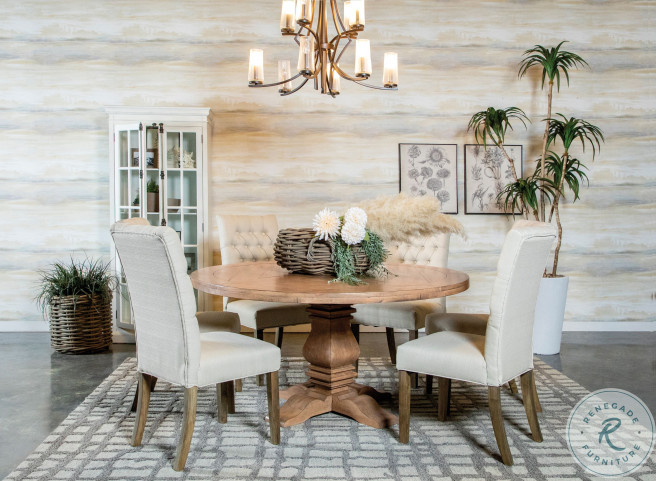 Ashton round pedestal dining table shop