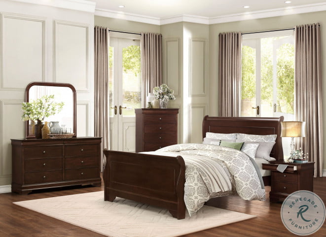 Raina store sleigh bed