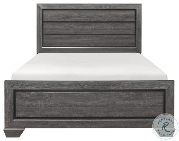 Beechnut Gray Full Panel Bed