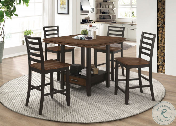 Zoe 7 piece dining set with zara chairs top