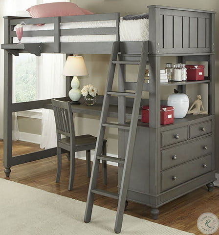 Lake house full loft bed sale