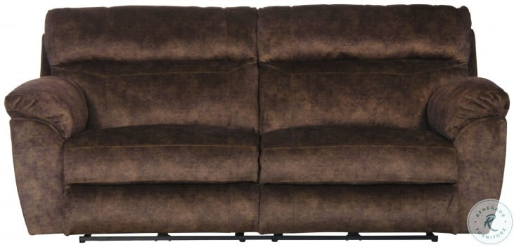 Sedona Mocha Power Reclining Sofa With Power Lumbar