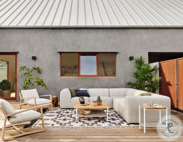 Harlow outdoor 2025 5 piece sectional