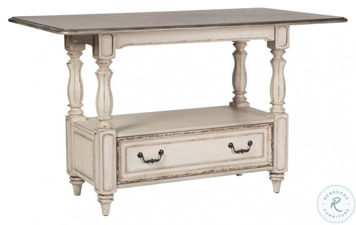 Liberty magnolia manor antique white extendable rectangular dining table new arrivals