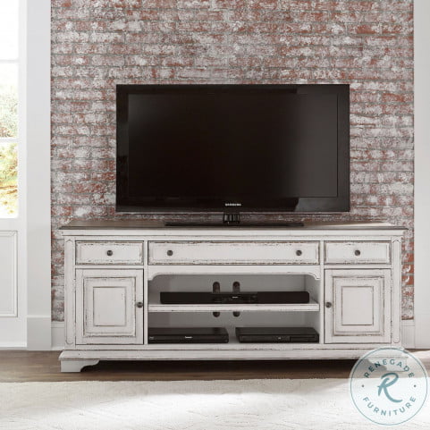 Antique white entertainment center online