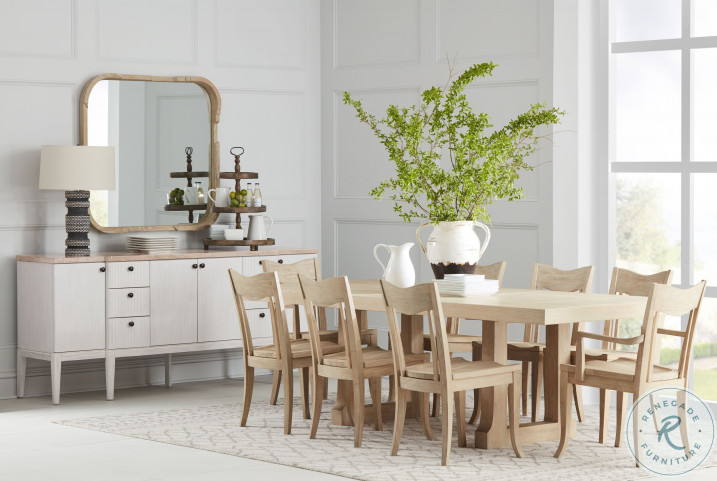 Extendable trestle 2024 dining table